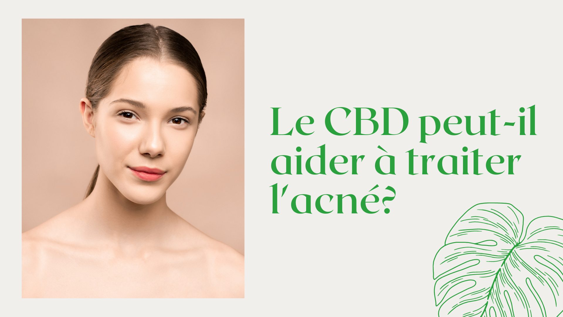 Le CBD peut-il aider à traiter l' acné_